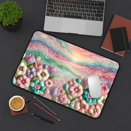 Mountain Blossoms Desk Mat