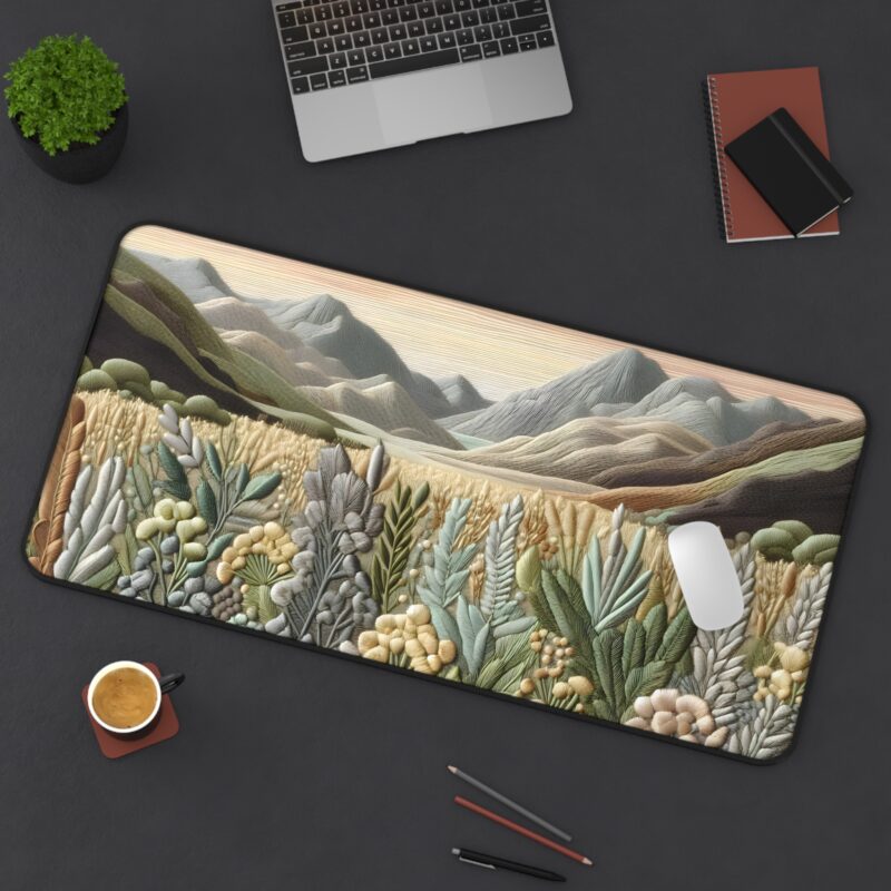 Petal Panorama Desk Mat Size 12*22