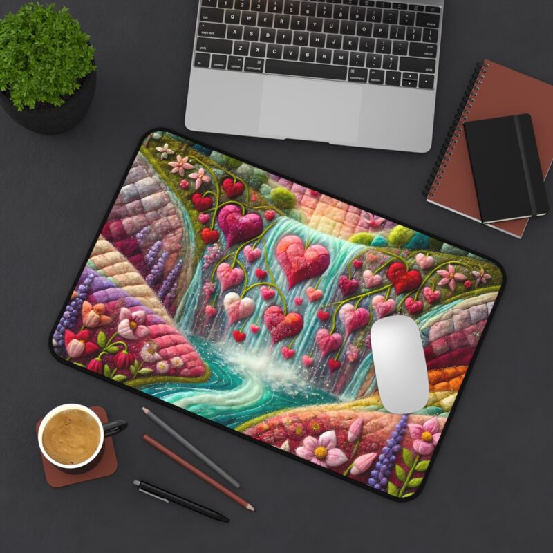 Love Cascade Desk Mat