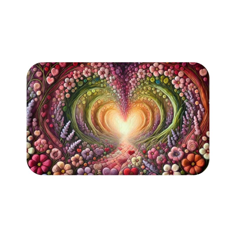 Love Meadow Bath Mat 1