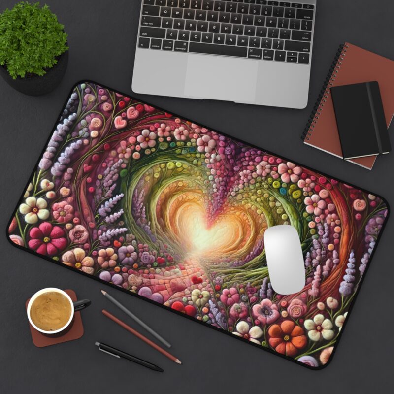 Vivid Love Desk Mat Size 16*32