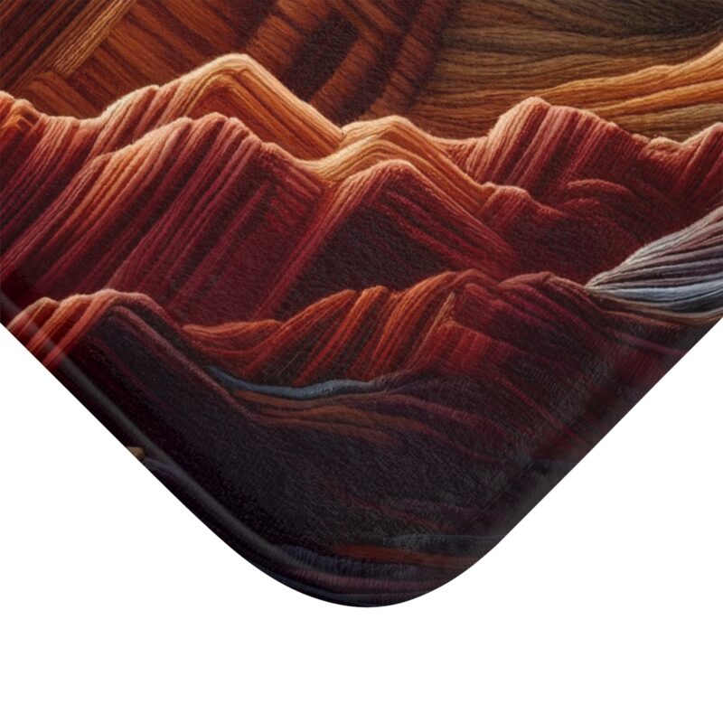 Canyon Vista Bath Mat Close Up View