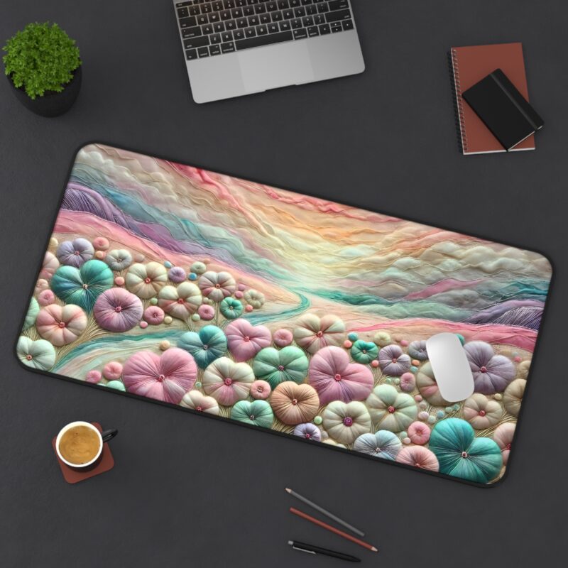 Heart Streams Desk Mat Size 12*22