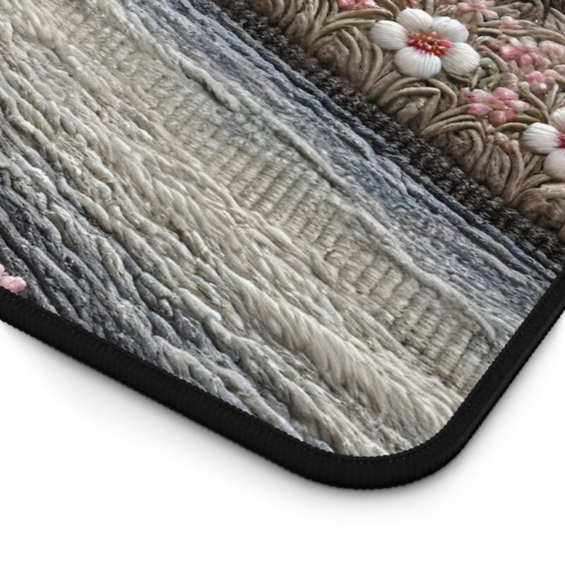 River Blossom Desk Mat Close Up View
