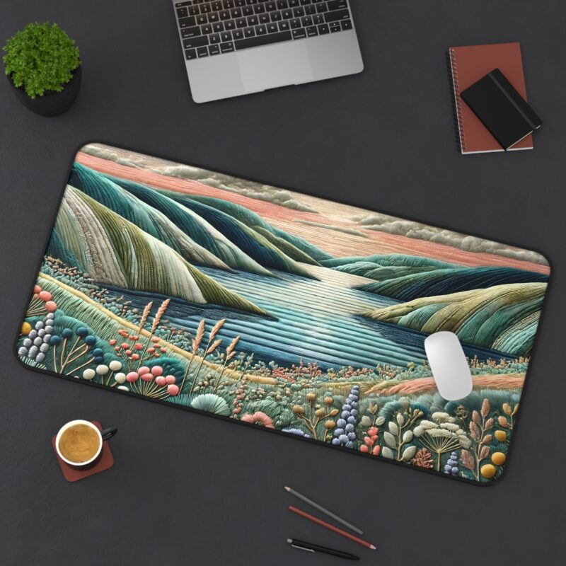 Blossom Odyssey Desk Mat Size 12*22