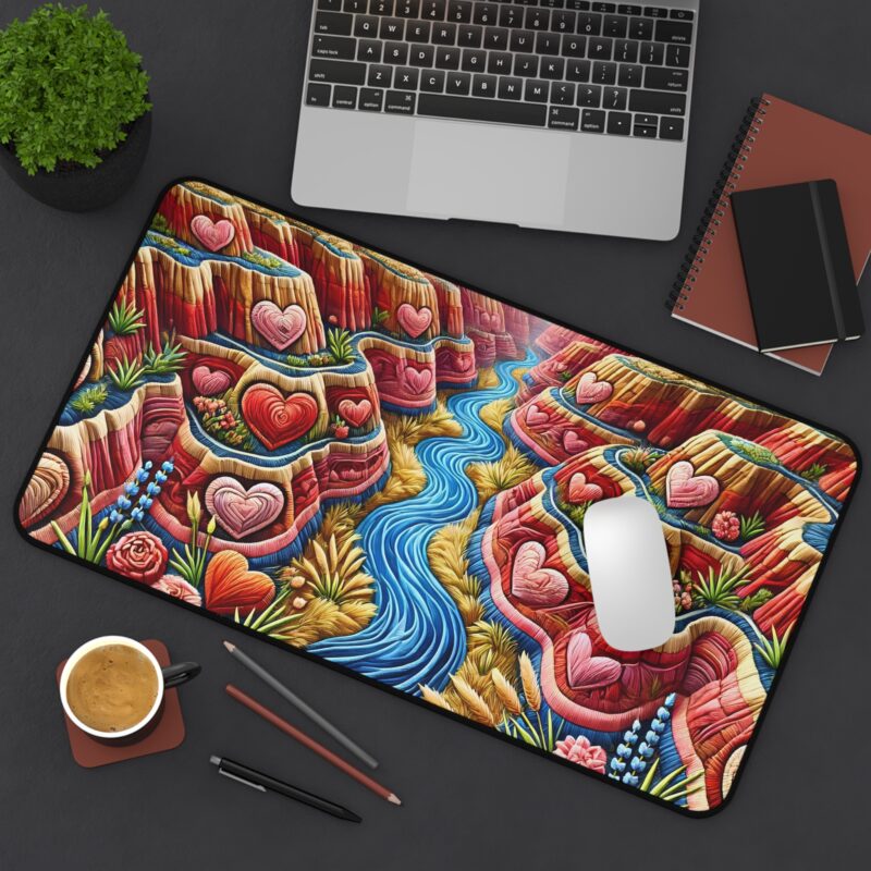 Heart Canyon Desk Mat Size 16*32