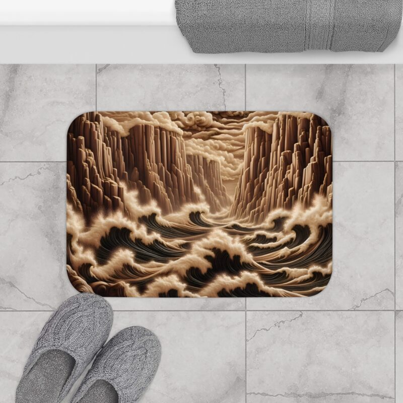 Coastal Canyon Bath Mat Small Size