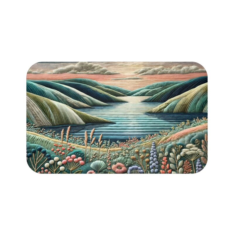 Lake Serenity Bath Mat 1