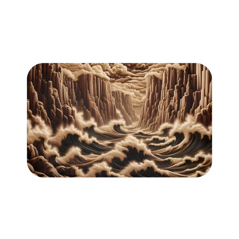 Coastal Canyon Bath Mat 1