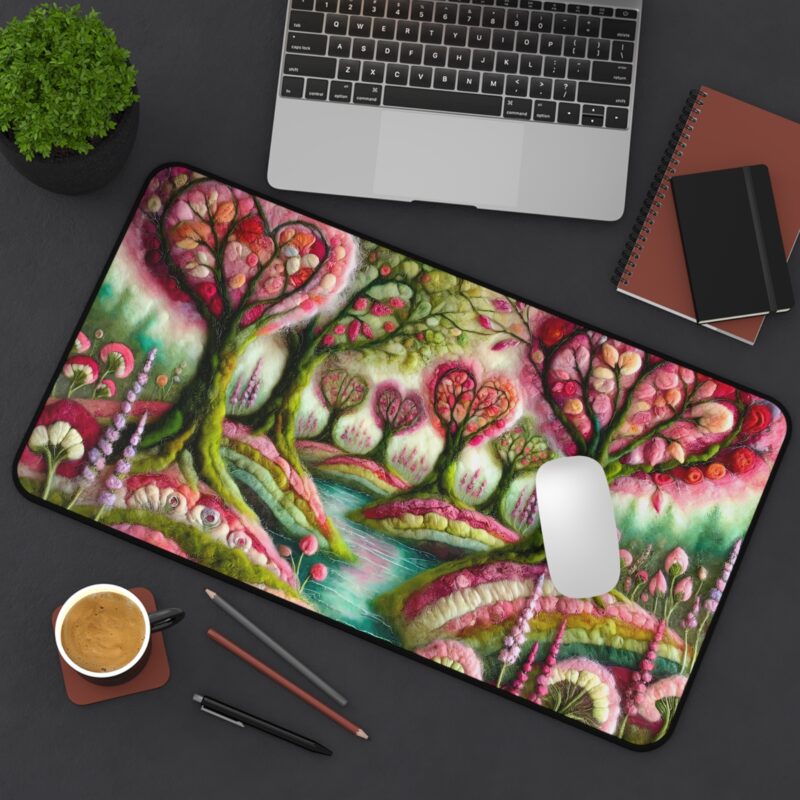 Mystic Heartland Desk Mat Size 16*32