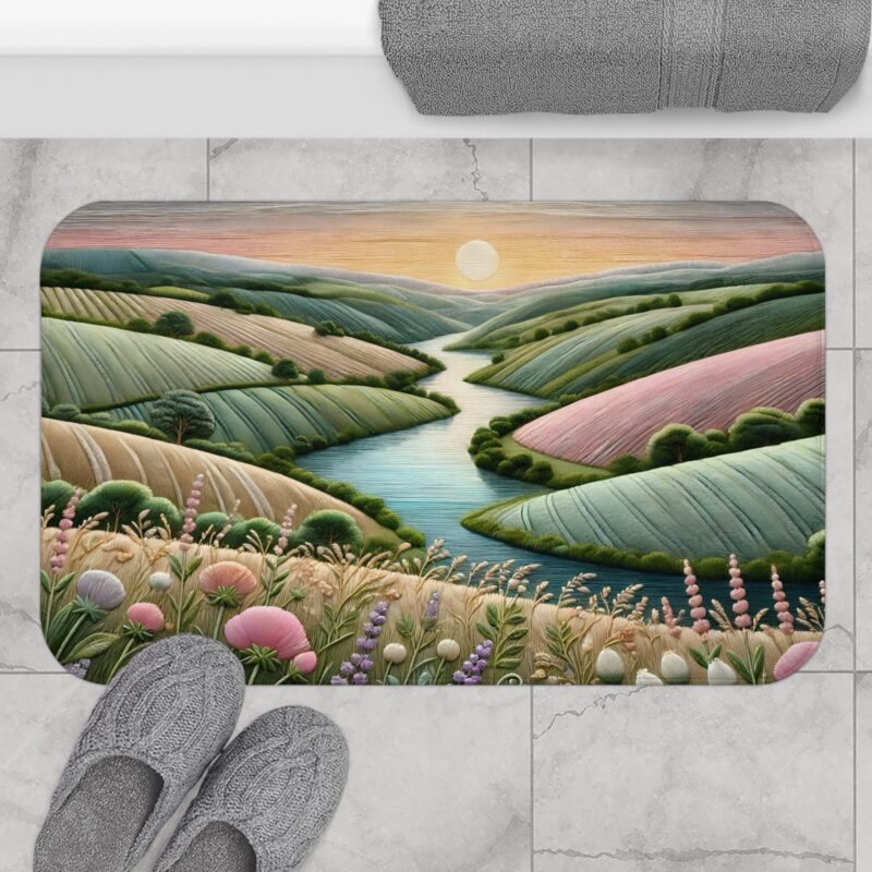 Sunlit Serenity Bath Mat Small Size