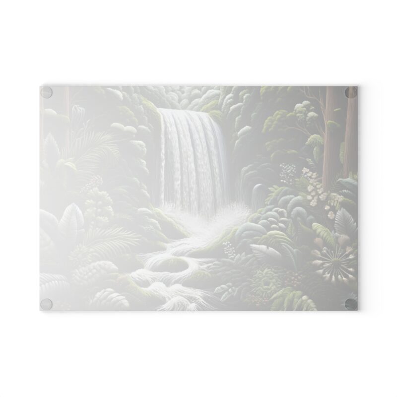 Emerald Falls Glass Cutting Board