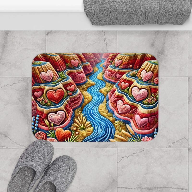 Love Valley Bath Mat Small Size