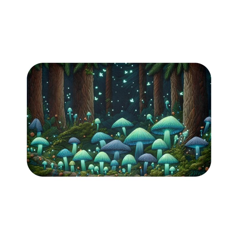 Moonlit Forest Bath Mat 1