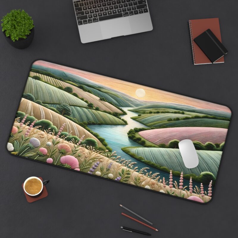 Calm Horizons Desk Mat Size 12*22