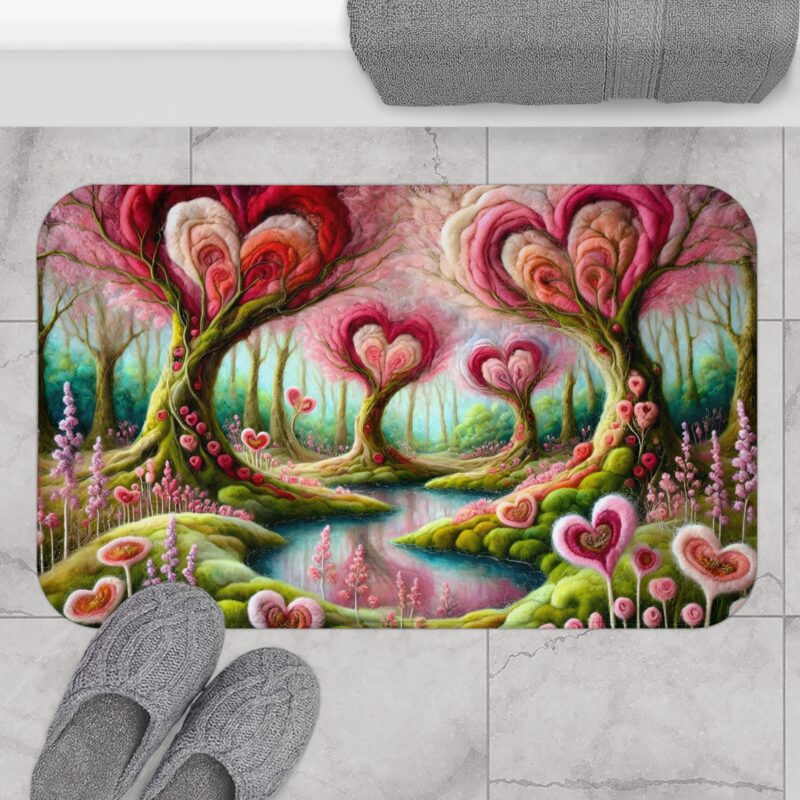 Whimsy Forest Bath Mat Small Size