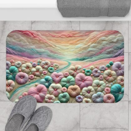 Fairytale Flora Bath Mat Small Size