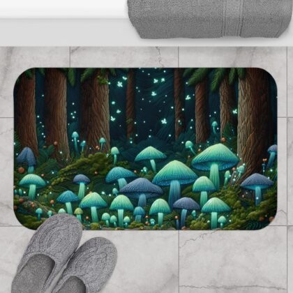 Moonlit Forest Bath Mat