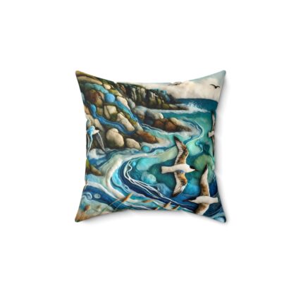 Ocean Breeze Throw Pillow