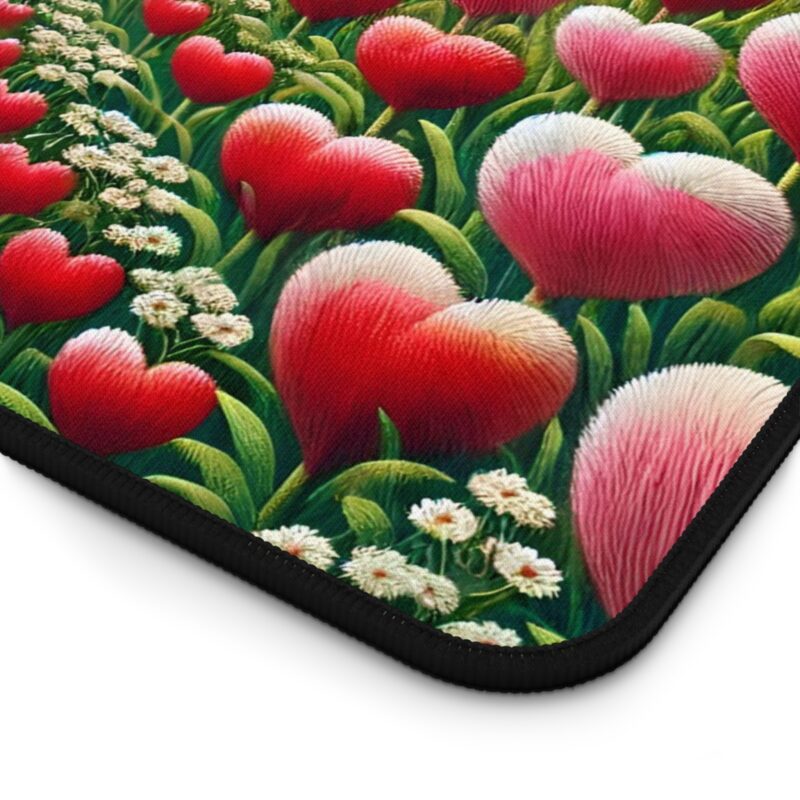 Verdant Heartland Desk Mat Close Up View