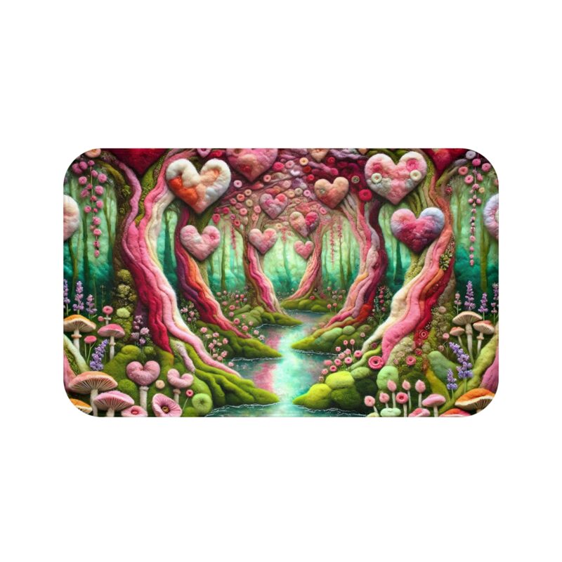 Love in the Woods Bath Mat 1