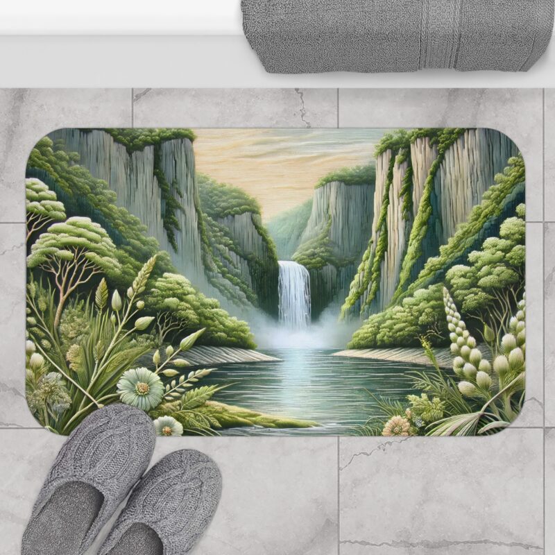 Emerald Cascades Bath Mat