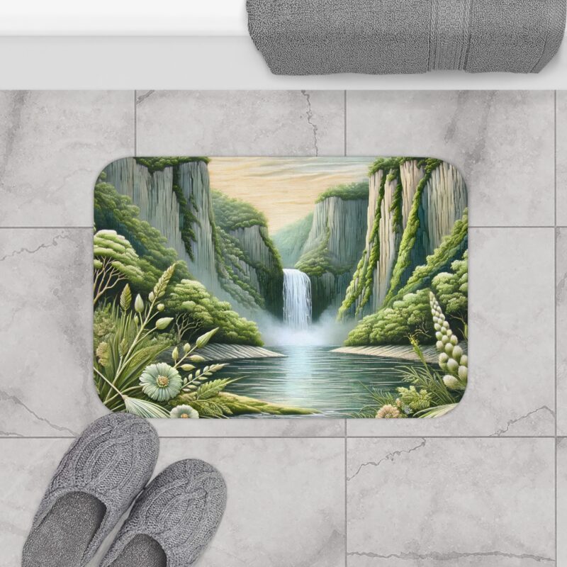 Emerald Cascades Bath Mat Small Size