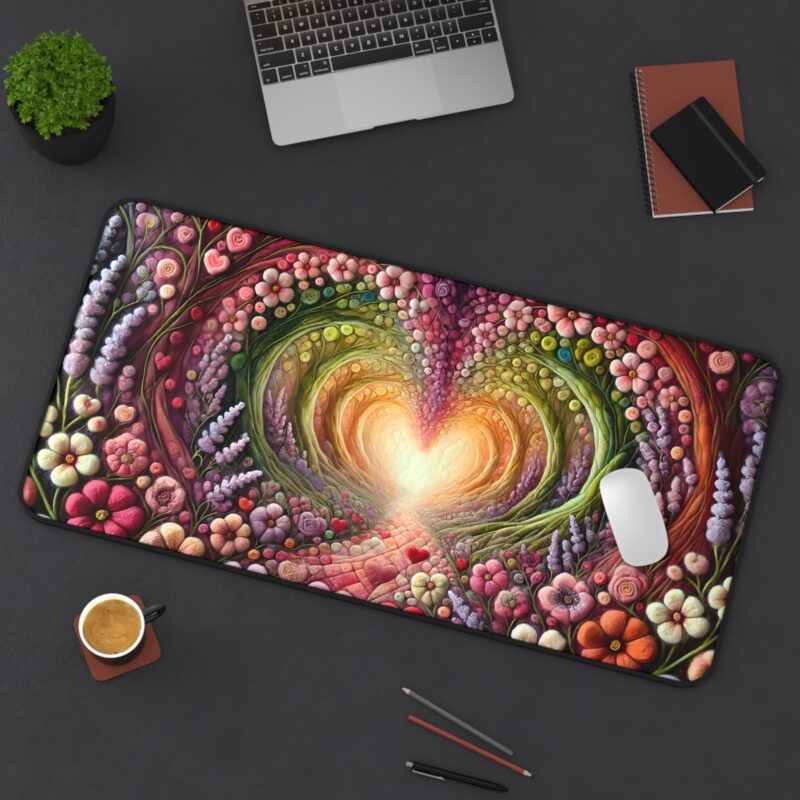 Vivid Love Desk Mat Size 12*22