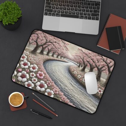 River Blossom Desk Mat