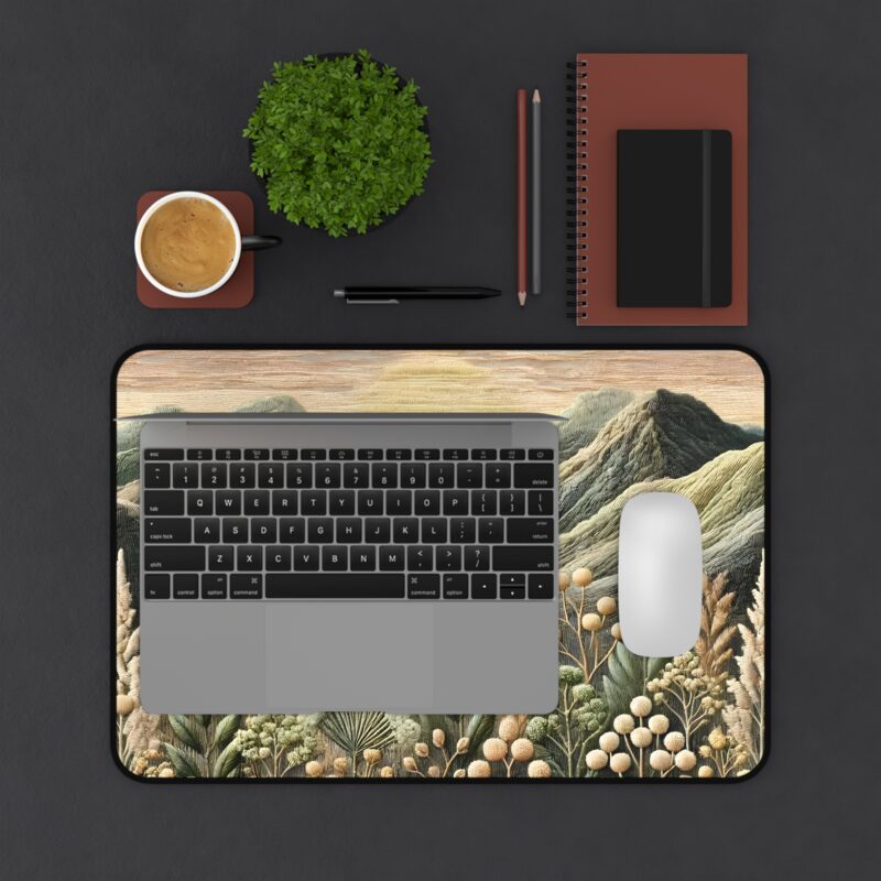 Alpine Blooms Desk Mat Size 12*18