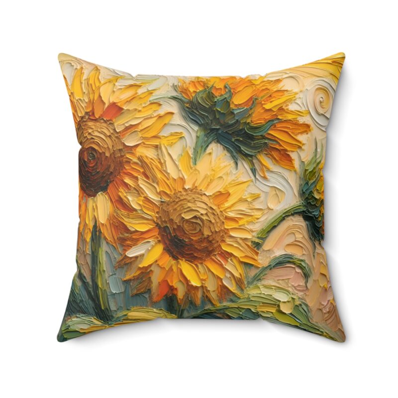 Sunflower Canvas Pillow