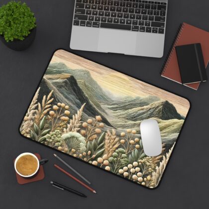 Alpine Blooms Desk Mat