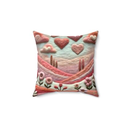 Heartfelt Hues Throw Pillow