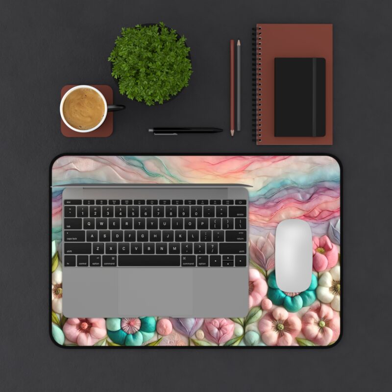 Mountain Blossoms Desk Mat Size 12*18