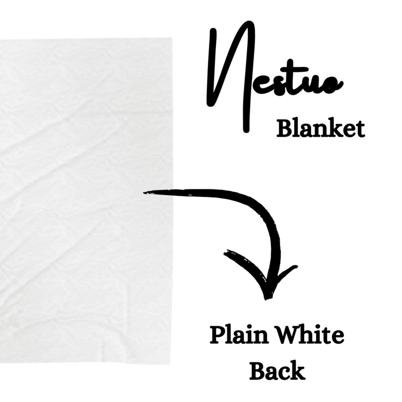 Nestuo Blanket Plain White Back