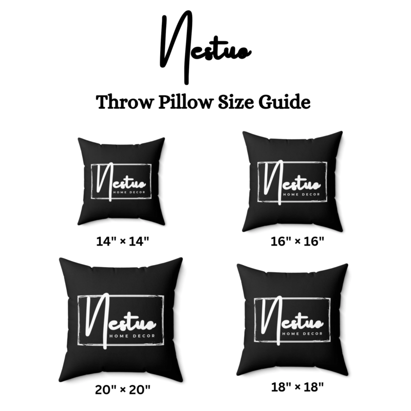 Nestuo Throw Pillow Size Guide