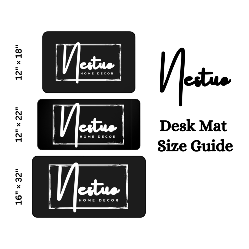 Nestuo Desk Mat Size Guide