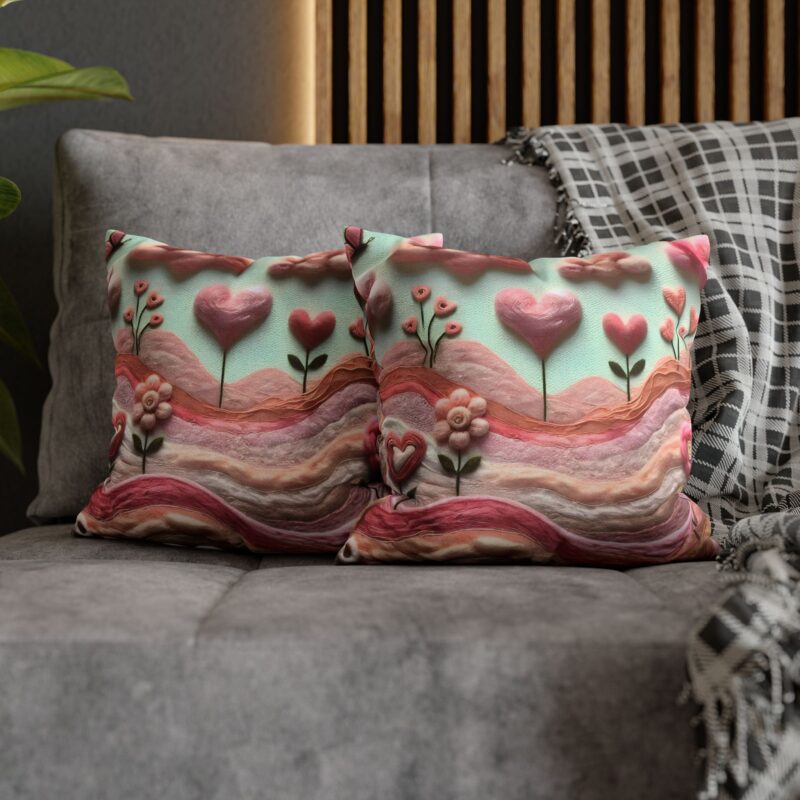 Pastel Dreams Pillow in a Living Room (2)