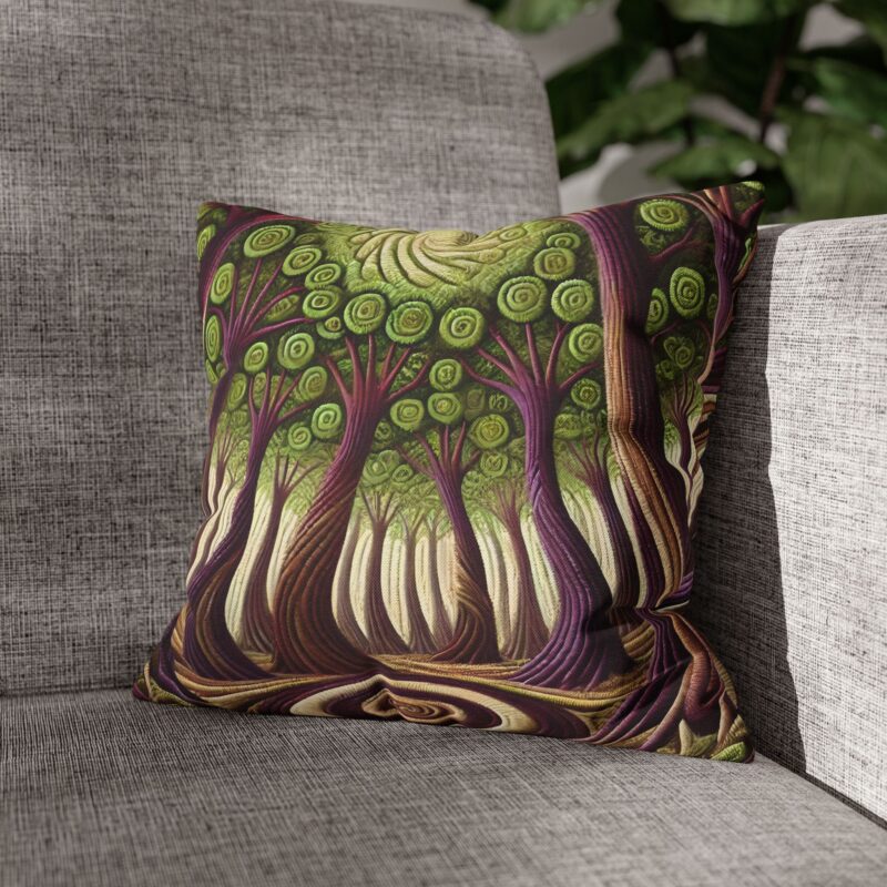 Whimsy Woods Pillow in a Living Room (1)