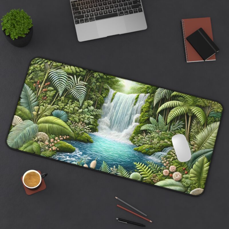 Serene Forest Desk Mat Size 16*32