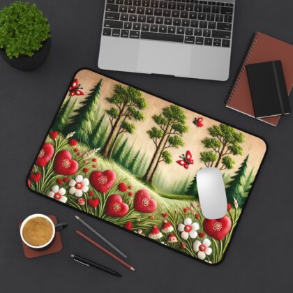 Love Blossom Desk Mat