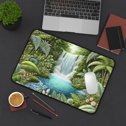 Serene Forest Desk Mat