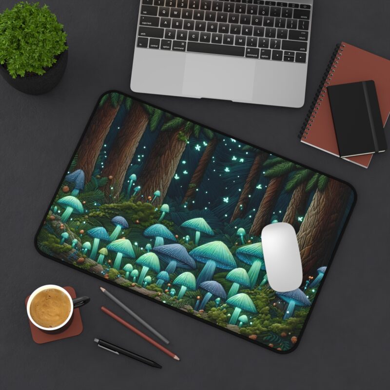 Enchanted Mushroom Desk Mat