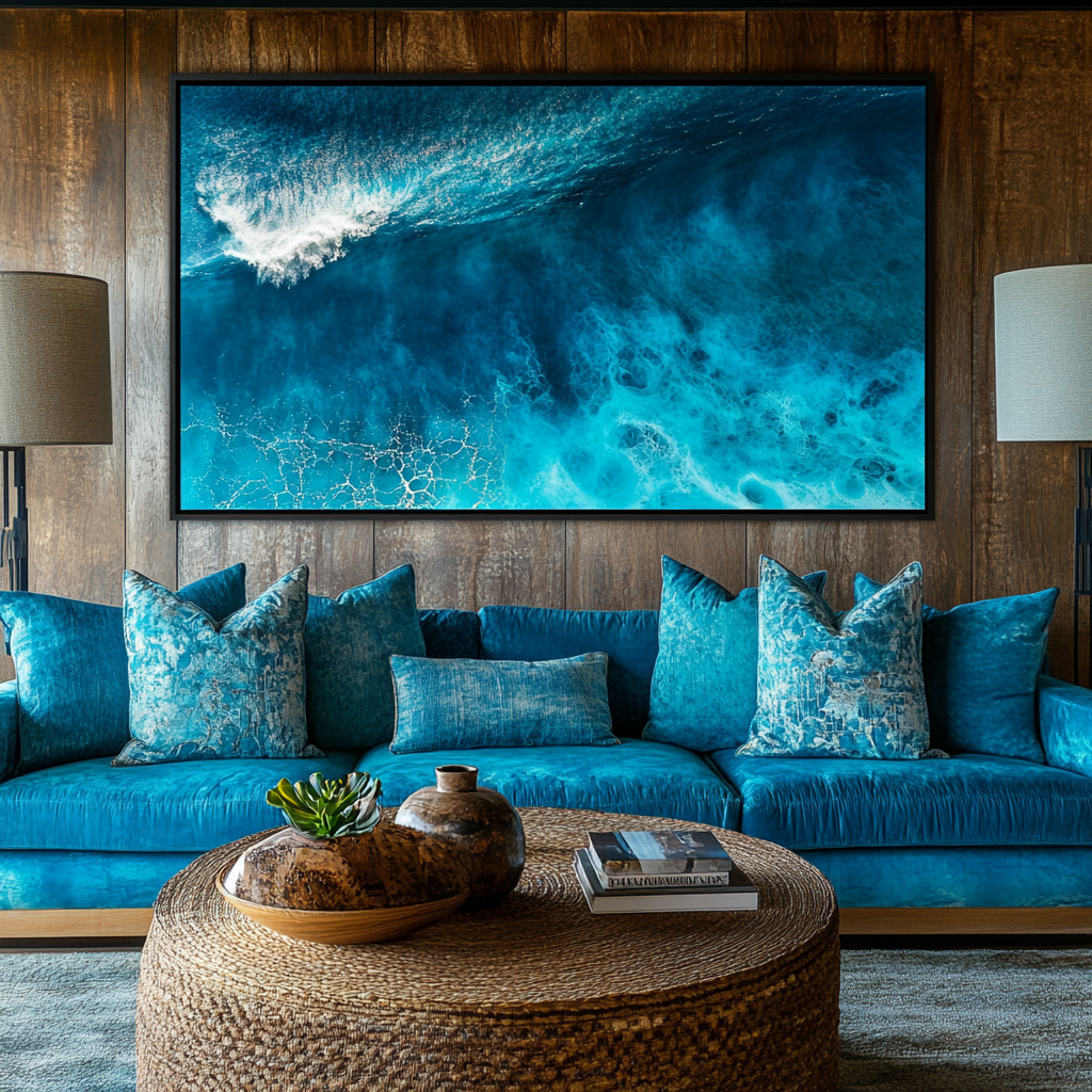 Coastal Living Room Decor Ideas 18