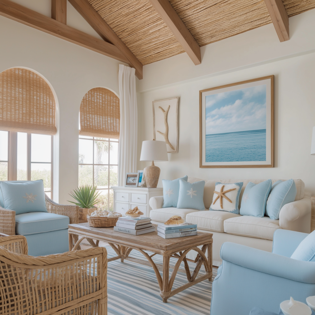 Coastal Living Room Decor Ideas 5