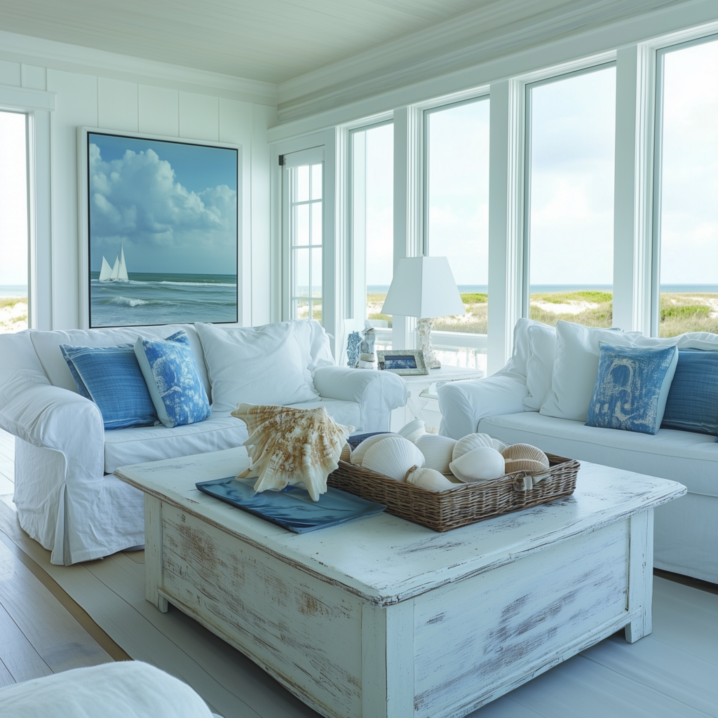 Coastal Living Room Decor Ideas 6