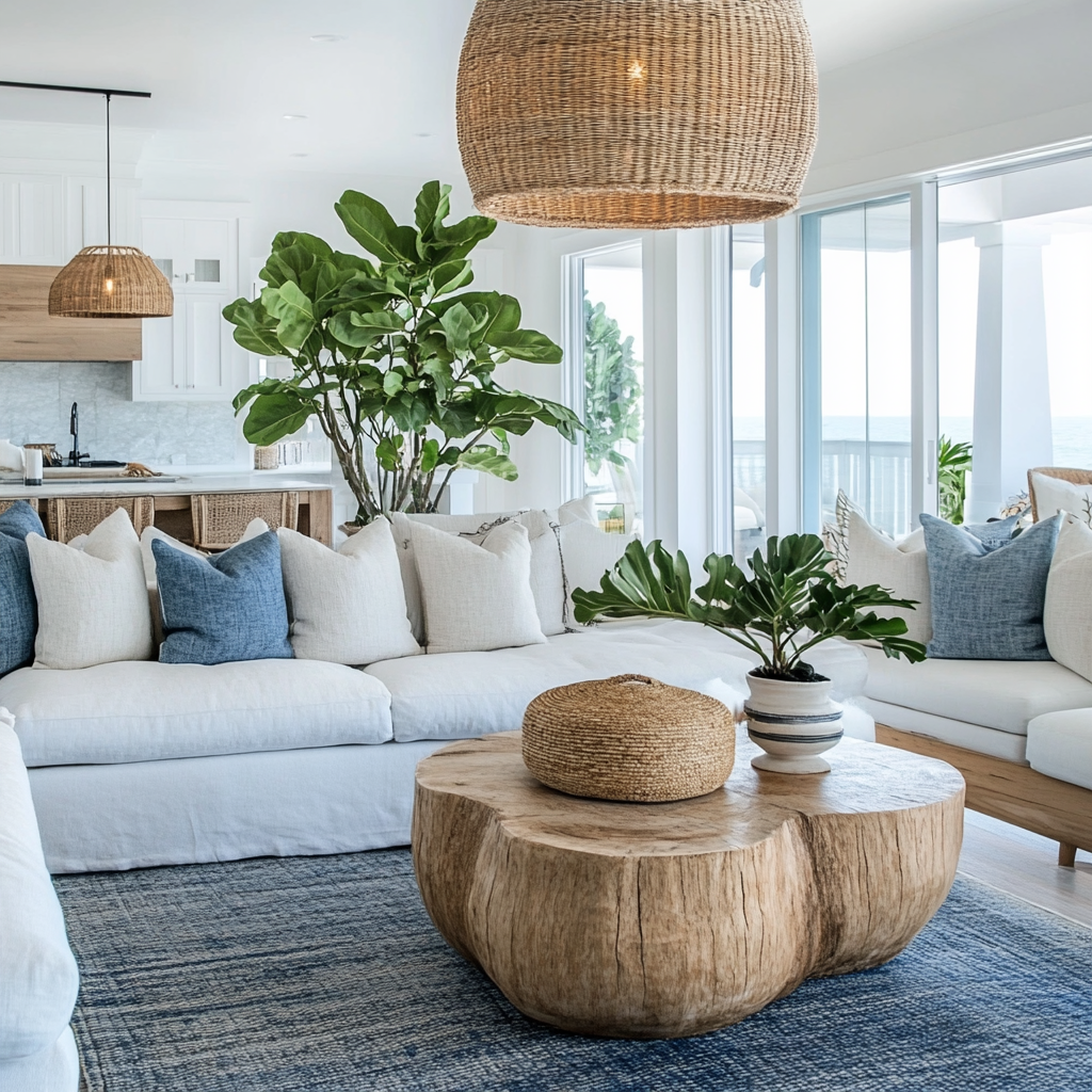 Coastal Living Room Decor Ideas 9