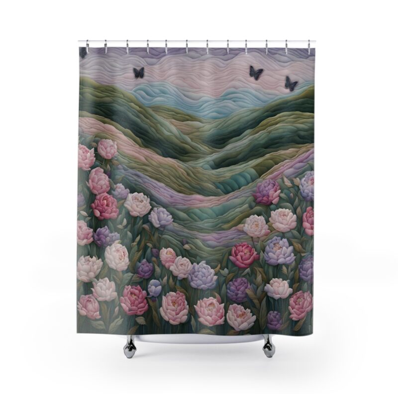 Twilight Petals Shower Curtain - Image 2