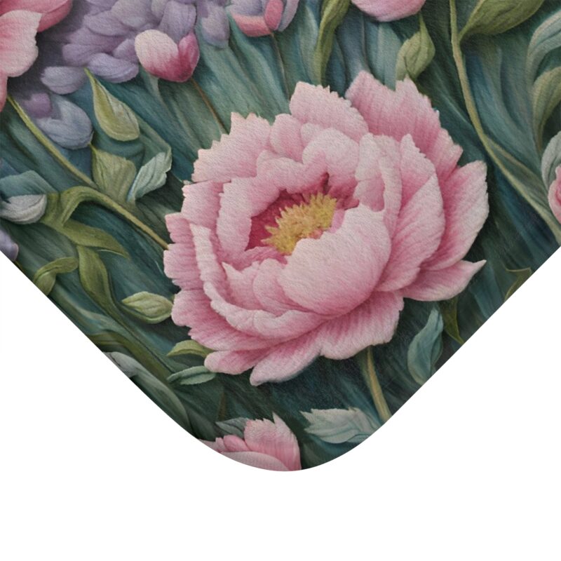 Rosy Meadow Bath Mat - Image 3