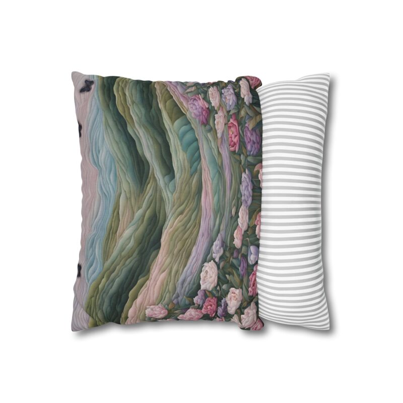 Blush Meadows Spun Polyester Pillowcase - Image 3